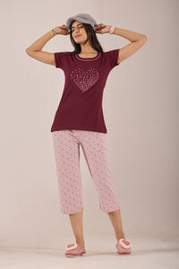 Maroon N Nude Violet